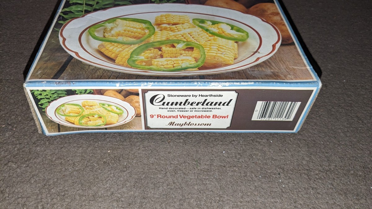 Mayblossom Vegetable Bowl(s) Cumberland Hearthside Stoneware White  Brown