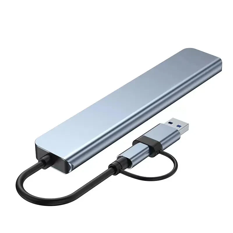 USB HUB With Reader USBC Port USB 3.0 / 2.0 Splitter Card Reader Docking Station USB HUB With Reader USBC Port USB 3.0 / 2.0 Splitter Card Reader Docking Station