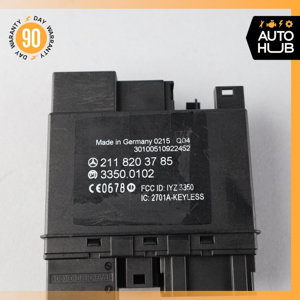 06-11 Mercedes W219 CLS550 AMG E320 E350 Rear Door Keyless Go Control ...