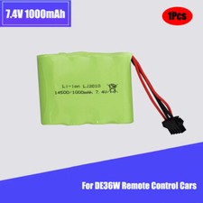 Batería 1 pieza 7.4V 1000mah 2S 14500 para coche con control remoto DE36W 1:16 alta velocidad
