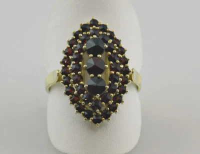 Ring Granat 585/000 14 K Gelbgold - Bild 1 von 3