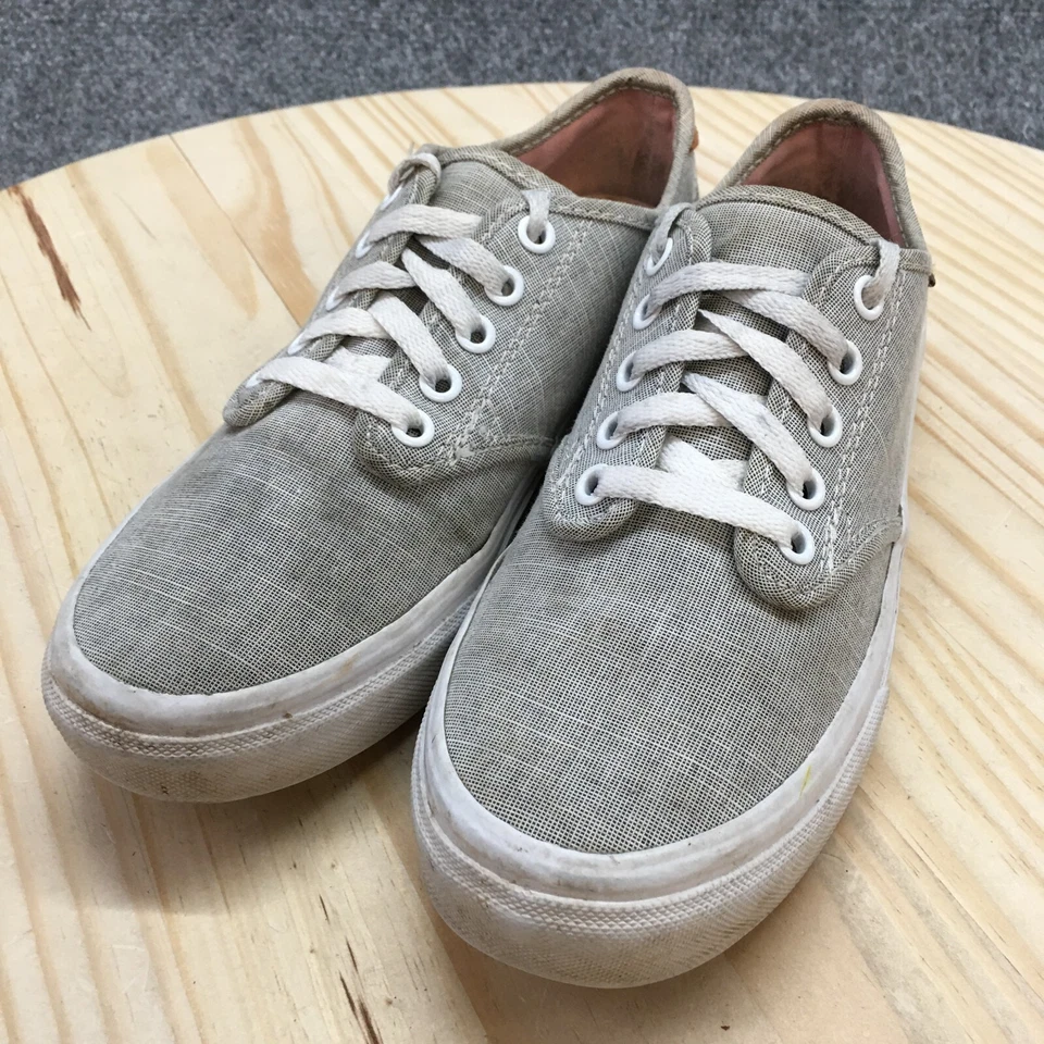 Vans Zapatos Mujer 7 Old Skool Zapatilla de Patín Gris Con Cordones Parte Superior Baja Comodidad 721356 Foto 4 de 4