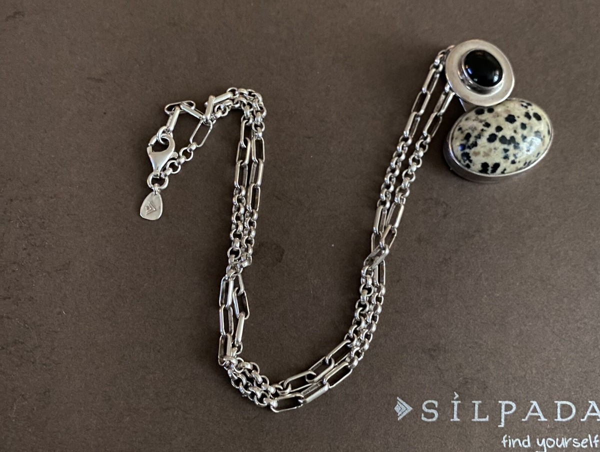 SILPADA 925 Sterling Silver 3mm Open Bar Round Cable Chain 18