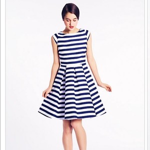 kate spade blue and white dress