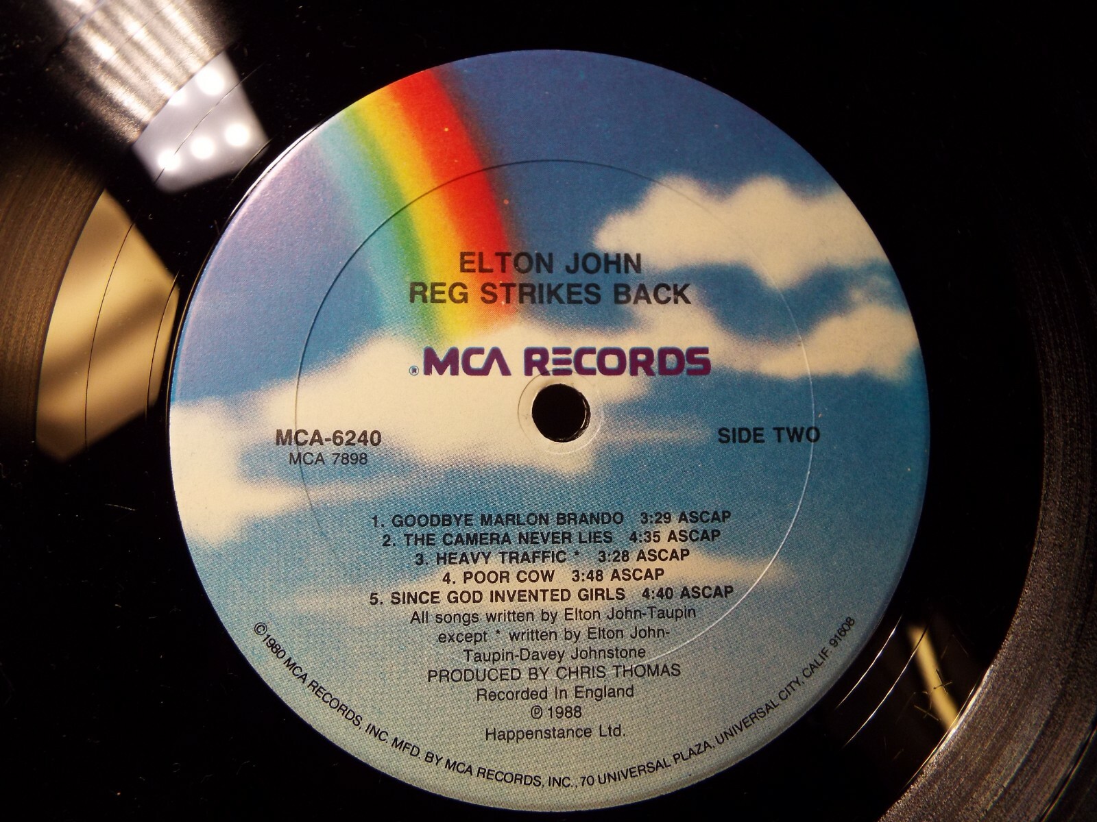 ELTON JOHN REG STRIKES BACK 1988 LP VINYL ALBUM eBay