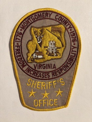 Montgomery County, VA Sheriff’s Office Patch