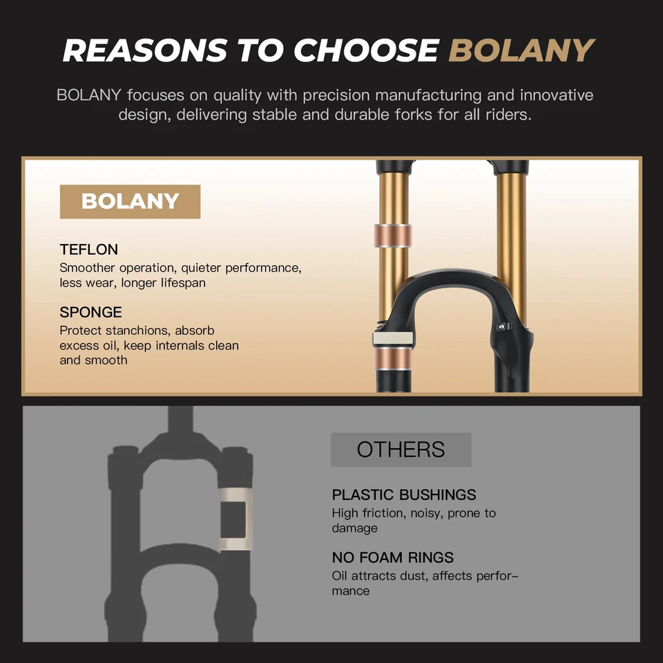 Horquilla de viaje DH AM MTB 27,5/29 pulgadas 175 mm eje pasante horquilla BOOST de 15*110 mm Foto 2 de 4