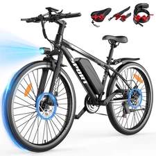 Electric Bike for Adults 26" Mountain Bike 1500W Peak 25 MPH 45 Mile 48V UL 2849