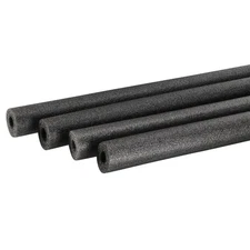 Foam Tube Sponge Protective Sleeve Black Sleeve 13x37mm(0.5x1.45 Inch) 4pcs