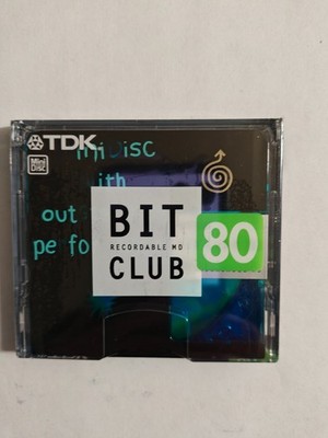 New TDK BIT CLUB Minidisc 'Outstanding Performance' 80 Min  *US Shipper*