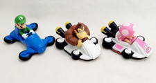 Nintendo Toy Mario Kart Race Cars Luigi, DK And Toadette 2022 McDonalds