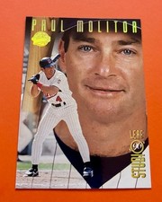 1996 Leaf Studio Gold Press Proof Parallel Paul Molitor /500 - Twins HOF Legend