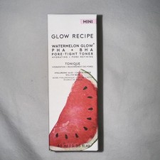 Glow Recipe Watermelon Glow PHA  BHA Pore-Tight Toner  1.35 Oz Mini Exp 2027