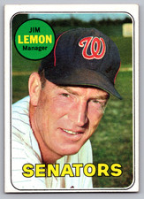1969 Topps #294 Jim Lemon Washington Senators Manager