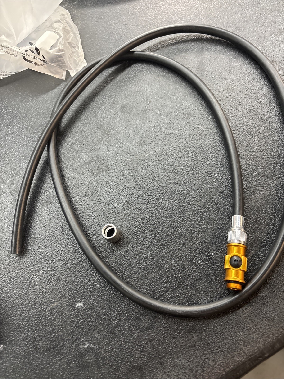 Lezyne Hose With Flip-Thread Chuck Pump Lez Hose W/flip Chuc