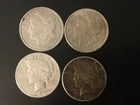 Lot Of 4 Silver Dollars 1921-1926