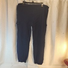 Womans Dark Blue Cargo Pants Size Xxl