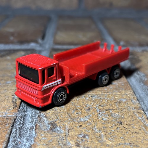 Maisto Pipe Truck ✅ Red Diecast Plastic ✅ Toy Car Truck ✅ 1/64 Scale Vehicle