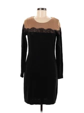 AB Studio Women Black Cocktail Dress M