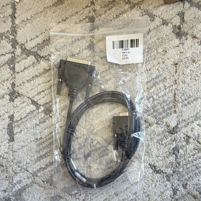 C2G DB25 Male to DB9 Female Round Serial Cable Black 1:1 Connection C3861