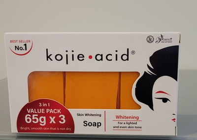 #ad A Original Kojie San Skin Lightening Kojic Acid Soap 65g Pack of 3 Thailand New $35.00