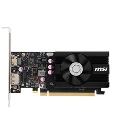 MSI NVIDIA GeForce GT 1030 4GB DDR4 Low-Profile OC Graphics Card