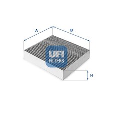 UFI Innenraumfilter 54.144.00 Aktivkohlefilter für 454 SMART FORFOUR ROADSTER 6