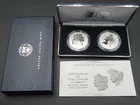 2024 PEACE MORGAN REVERSE PROOF SILVER DOLLAR TWO COIN SET