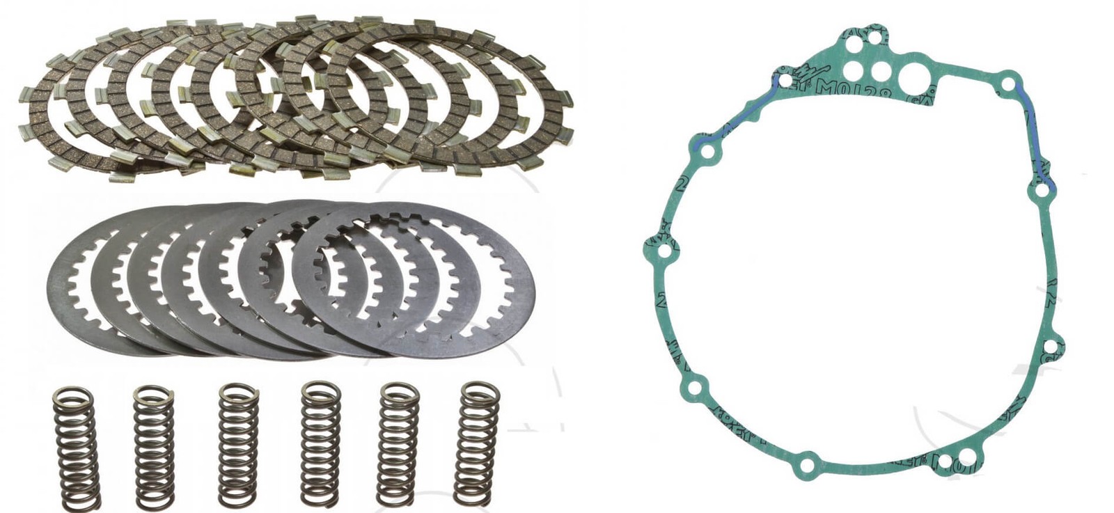 Kit embrayage Yamaha FZ6 600 S2 2004-2010 complet avec disques lisses et garnis