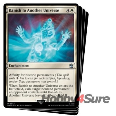 Banish To Another Universe X4 M/NM Magic MTG Universes Beyond: Doctor Who