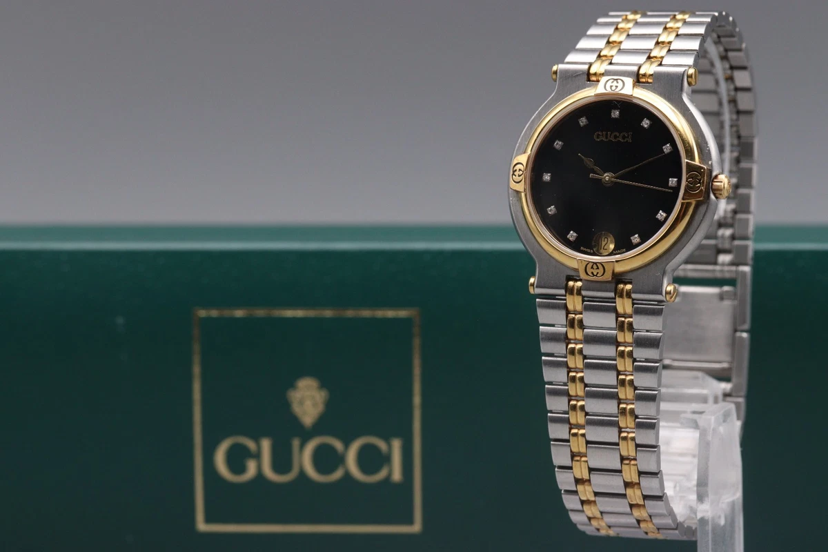 36 GUCCI 9000M(0319994)19.5㎝〜約18㎝ 25+ Gucci 9000M Wristwatches for sale | Updated Oct 2026