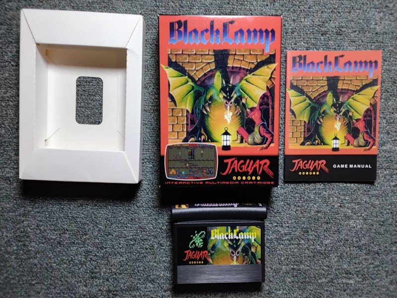 Black Lamp Atari Jaguar Atari ST CIB Rare