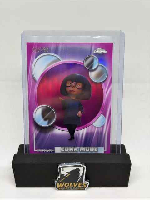 Edna Mode Pink Topps Chrome /399
