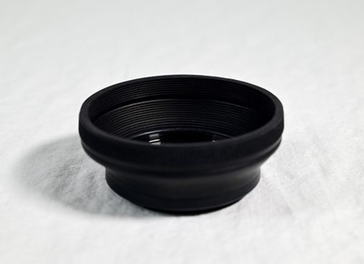 Lens hood 52mm screw-in rubber collapsable Hama made in Germany Excellent
