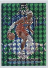 2023-24 Panini Mosaic Green Mosaic Prizm Shai Gilgeous-Alexander #85 01i1