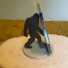 Bigfoot Phone Stand 3D Printed Sasquatch Desk Holder for iPhone Android Tablet