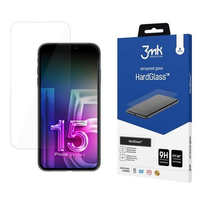 Apple iPhone 15 Plus   3mk HardGlass