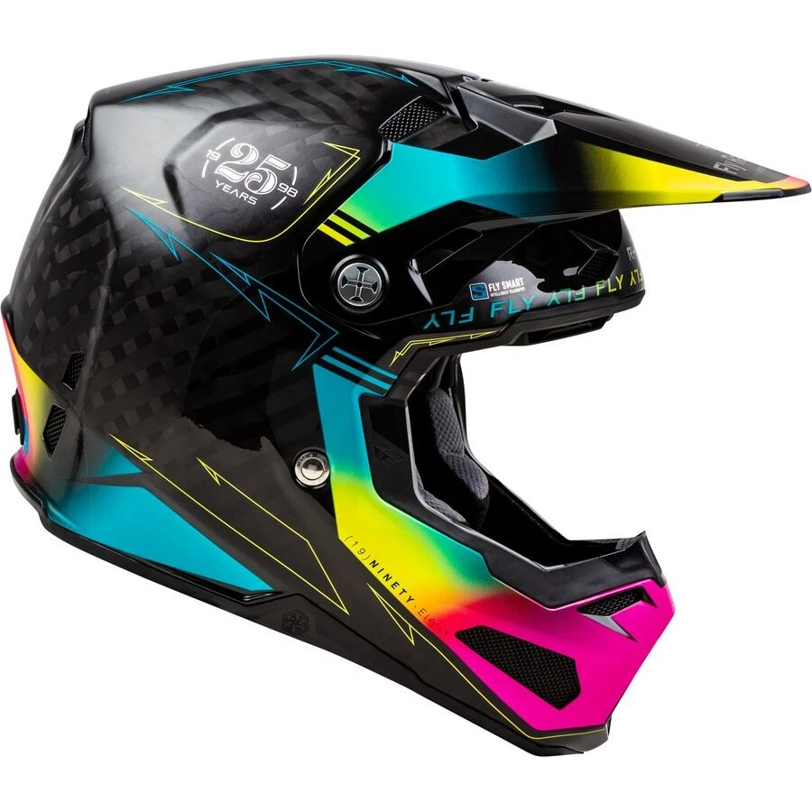 Fly Racing 2025 Youth Formula S Carbon Helmet - Legacy — 第 2/4 张图片