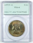 1959-D Franklin Half Dollar — photo from another recent sale