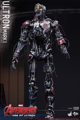 Hot Toys MMS292 Ultron Mark I Battle Damaged Version 1/6 Scale Figure in stock