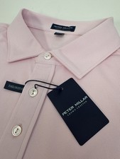 NWT Peter Millar SOUL Performance Jersey Golf Polo Shirt MROSE Pink XL 105