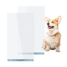 2PACK Dog Door Replacement Flaps Measures 9.75" X 17", Dog Door Flap Compati...