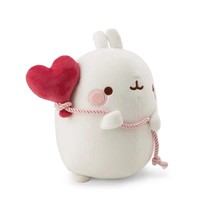 Nici Kuscheltier Molang 12 Cm Mit Herzballon Rot Weiß