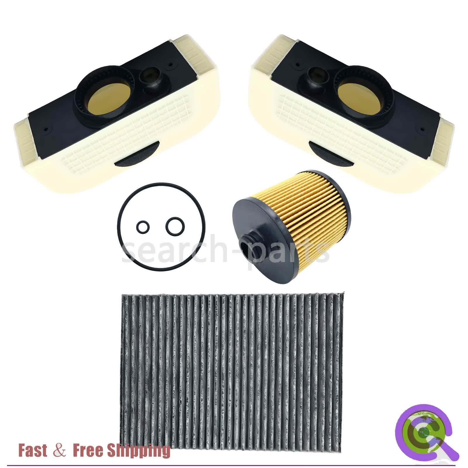 Oil Filter+AC Filter+Air Filter Set For Bentley Bentayga W12 2017-2023