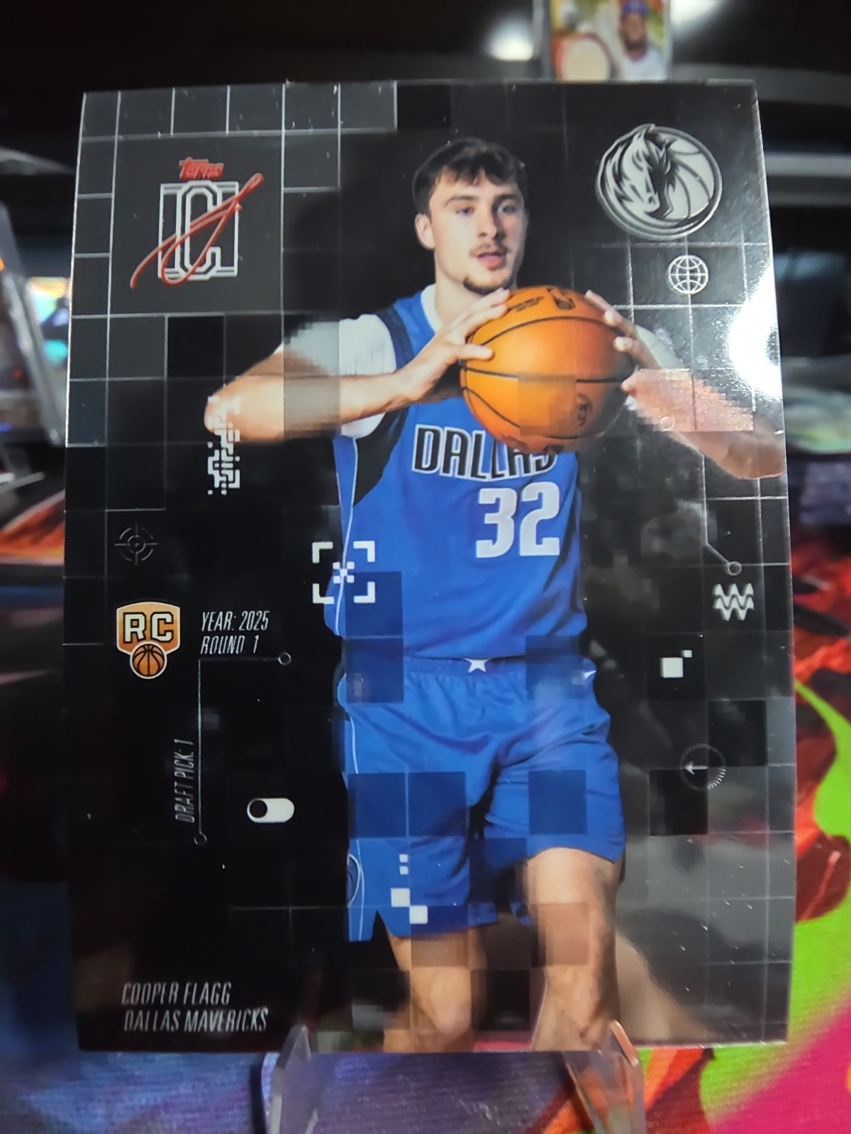 Topps 2026 Signature Class Cooper Flagg Dallas Mavericks AF-1 After Image RC