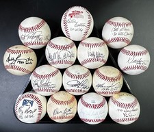 1980 Philadelphia Phillies Autographed + Inscribed Baseball Lot HOF SEE DESC