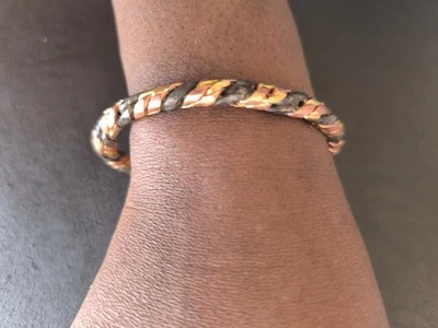 Bracelet en cuivre africain de protection en cuivre N°2 - Photo 1/4