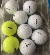 9 PINNACLE RUSH GOLF BALLS Very Good Condition Cheap Shipping
