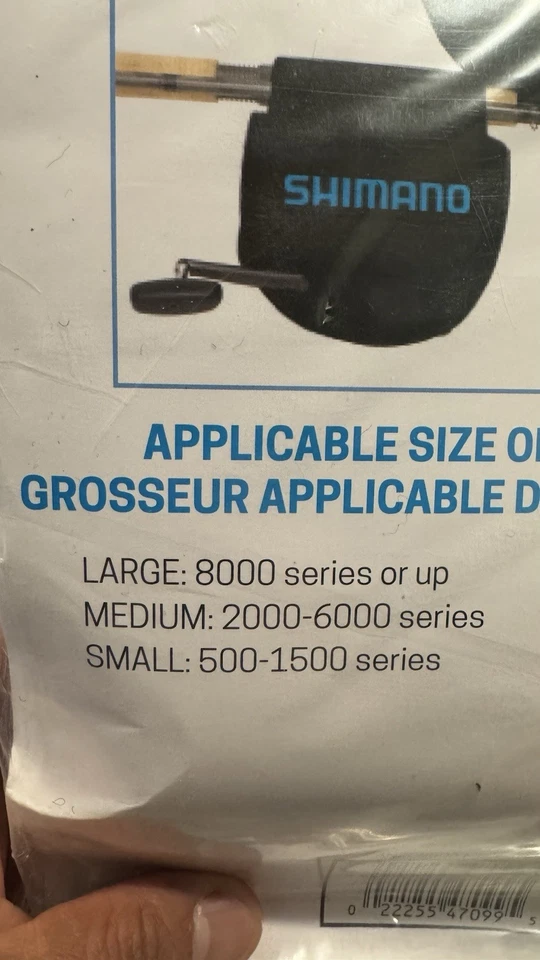 Cubiertas de carrete giratorio de neopreno Shimano - Cubiertas protectoras de carrete de pesca - Medianas Foto 2 de 2