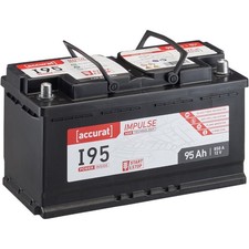 AGM Autobatterie 95Ah 12V 850A Start Stop Batterie Starterbatterie KFZ PKW 92Ah